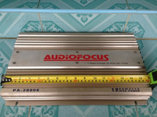 แอมป์2chคลาสเอบี Audio focus มือสองสภาพดี ใช้งานปกติ แรงดี เสียงดีมาก ขาย 1950 บาท สนใจ0892425454 อยู่สระบุรีส่งได้