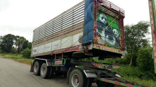 ขายรถพ่วง 24 ล้อ แม่-ลูก กระบะเนียมคอกเกษตรดั้ม อู่.ส สมบัติ HINO 380 ปรายปี.53 ราคา 2450000 ต่อรอง