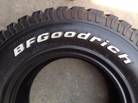 ยาง BFGoodrich 265-75-16 made in u.s.a ปี 12 ครบชุด 4 เส้น 9000  สภาพสวยๆดอกยางนิ่มๆไม่มีปะไม่บวมเอาไปวิ่งกันยาวๆราคาเบาๆค่ะ