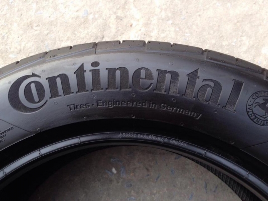 ยาง Continental 225-55-17 ปี 16 ยางถอดรถป้ายแดง ครบชุด 4 เส้น 7500  สวยๆตุ่มหน้ายางยังอยู่เนื้อนิ่มๆไม่มีปะไม่บวมเอาไปวิ่งใด้อีกนานค่ะ