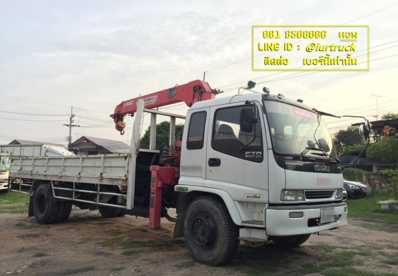 ISUZU Deca เครื่อง 200 ปี48 หกล้อติดเครน Unic UCAN 5ตัน 4ปลอก