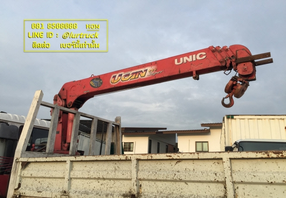 ISUZU Deca เครื่อง 200 ปี48 หกล้อติดเครน Unic UCAN 5ตัน 4ปลอก