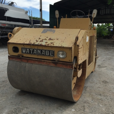 ขายครับรถบด WATANABE WV 4000 บดอัดสั่น หน้าเหล็ก_หลังเหล็ก