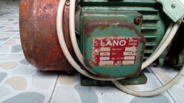 ปั๊มน้ำหอยโข่ง 2 แรง LANO อิตาลี่ ใช้ท่อขนาด 2 นิ้ว