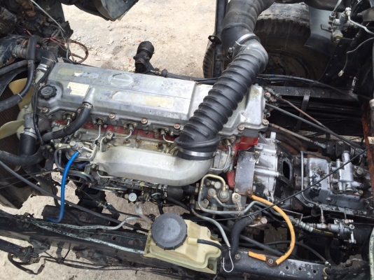 รถ12ล้อHinoโปรเฟีย2เพลา 240แรงติดเครนUNIC500ท้องV6ปลอก5ชัก