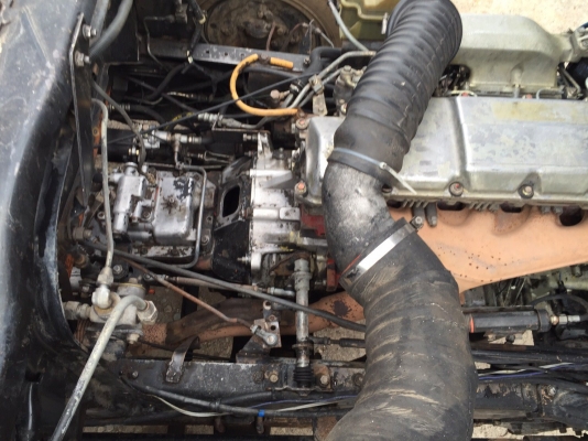 รถ12ล้อHinoโปรเฟีย2เพลา 240แรงติดเครนUNIC500ท้องV6ปลอก5ชัก