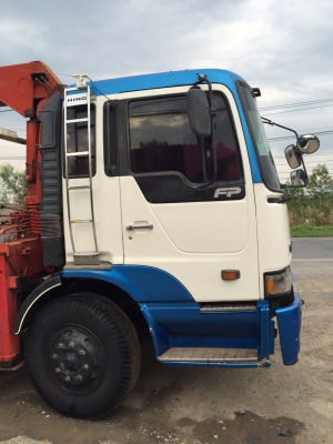รถ12ล้อHinoโปรเฟีย2เพลา 240แรงติดเครนUNIC500ท้องV6ปลอก5ชัก