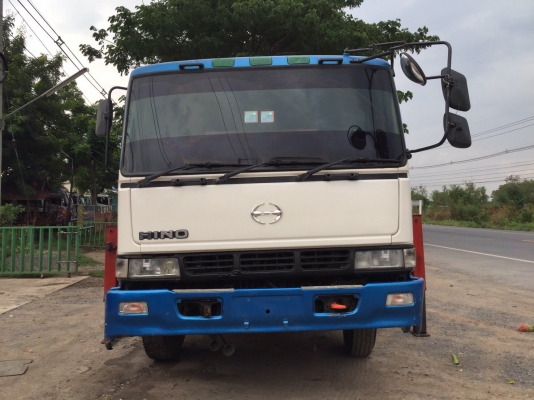 รถ12ล้อHinoโปรเฟีย2เพลา 240แรงติดเครนUNIC500ท้องV6ปลอก5ชัก
