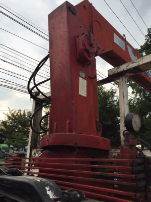 รถ12ล้อHinoโปรเฟีย2เพลา 240แรงติดเครนUNIC500ท้องV6ปลอก5ชัก