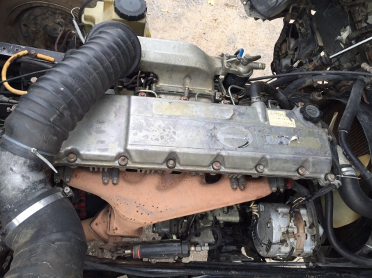 รถ12ล้อHinoโปรเฟีย2เพลา 240แรงติดเครนUNIC500ท้องV6ปลอก5ชัก