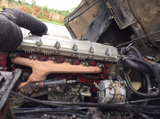 รถ12ล้อHinoโปรเฟีย2เพลา 240แรงติดเครนUNIC500ท้องV6ปลอก5ชัก