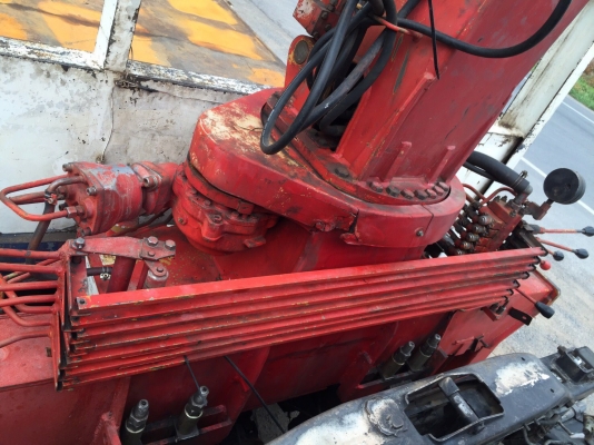 รถ12ล้อHinoโปรเฟีย2เพลา 240แรงติดเครนUNIC500ท้องV6ปลอก5ชัก