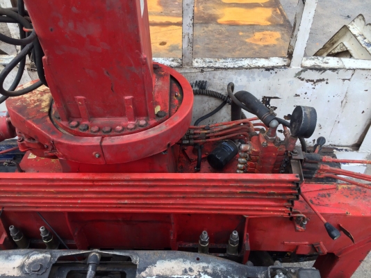 รถ12ล้อHinoโปรเฟีย2เพลา 240แรงติดเครนUNIC500ท้องV6ปลอก5ชัก