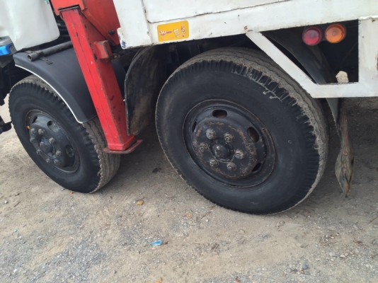 รถ12ล้อHinoโปรเฟีย2เพลา 240แรงติดเครนUNIC500ท้องV6ปลอก5ชัก