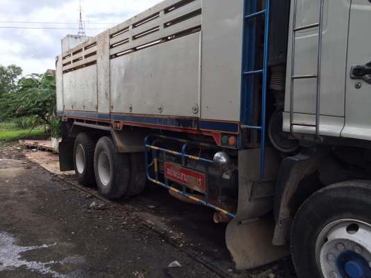 ขาย HINO 10 ล้อ 2 เพลาดั้ม FM2P 360 CNG ห้างแท้ ปี2555