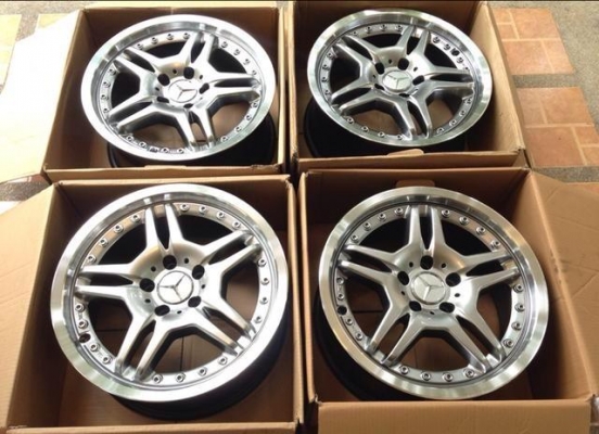 ล้อลาย AMG ขอบ17 สภาพสวย ไม่มีซ่อม ราคาไม่แพง
