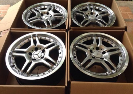 ล้อลาย AMG ขอบ17 สภาพสวย ไม่มีซ่อม ราคาไม่แพง