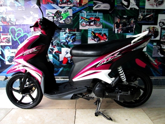 MIO 125 i MX สีชมพูขาว ตัวท็อปล้อแมกซ์ รถเครื่องยนต์เดิมๆ แถม 3 รายการ 25900