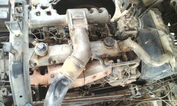 ขายรถบรรทุก HINO 3M เครื่องเดิม 240 แรง ปี 39 กระบะดัมพ์มิเนียม มีระบบลากพ่วง ทะเบียนพร้อม