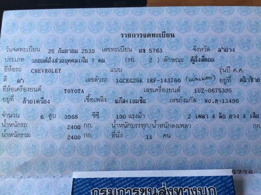 Chevy Van 1996 V8 5700cc AUTO Chevy Van 1996 V8 5700cc AUTO