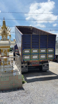 ขายรถพ่วงดัมพ์มิเนียม ISUZU เครื่อง 360 แรง ปลายปี 56 กระบะดัมพ์มิเนียมอู่สหกิจ ลูก 3 เพลาแท้ ทะเบียนพร้อม