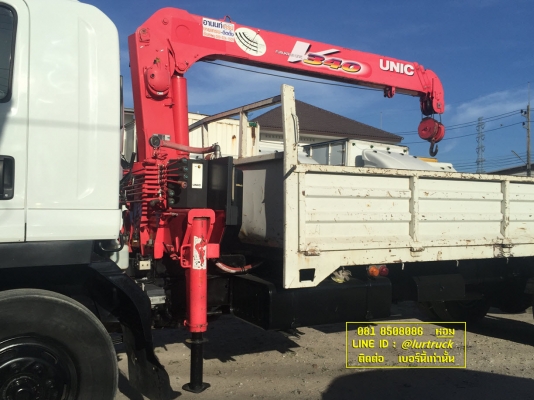 ISUZU FTR240 ปี56 ติดเครนเฮียบ 3 ตัน 3 ปลอก ของ Unic
