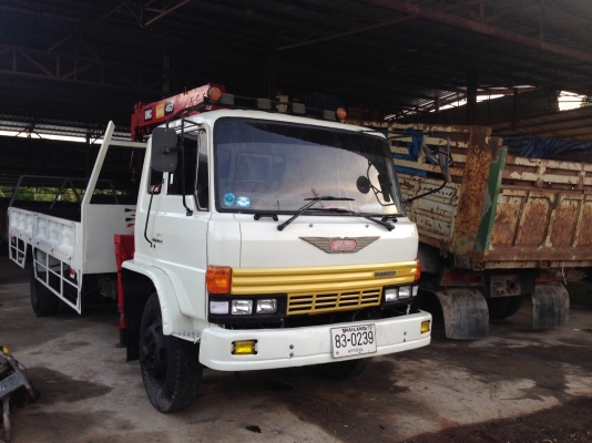 หกล้อใหญ่ ติดเครน TADANO 4.6ตัน เครื่องHO7C 195แรงม้า