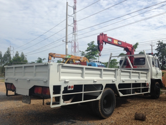 หกล้อใหญ่ ติดเครน TADANO 4.6ตัน เครื่องHO7C 195แรงม้า