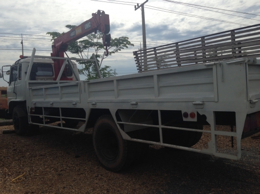 หกล้อใหญ่ ติดเครน TADANO 4.6ตัน เครื่องHO7C 195แรงม้า