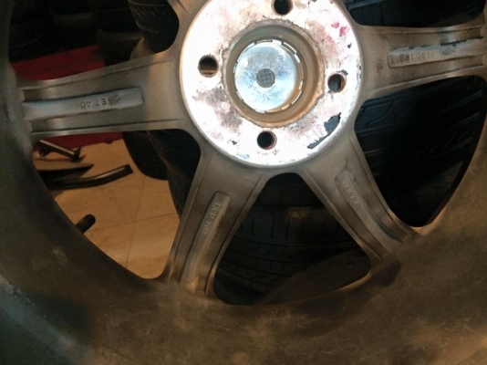 (มือ2)te37ขอบ17"4รู100+ยางดอกเต็มปี13 ขายยกชุด‬ 10,900.฿