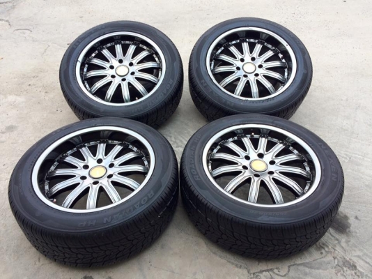 (มือ2)ขอบ20"ใส่6รู ล้อAdvantiสภาพสวย +ยาง265/50/20 NEXENยางดอกเยอะสวย ยกชุด 12,500.฿