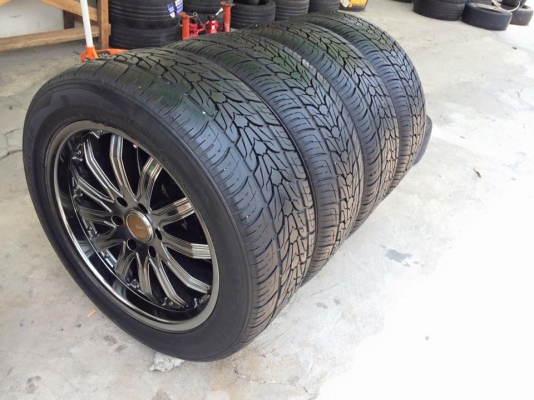 (มือ2)ขอบ20"ใส่6รู ล้อAdvantiสภาพสวย +ยาง265/50/20 NEXENยางดอกเยอะสวย ยกชุด 12,500.฿