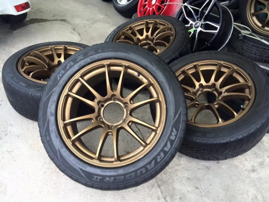 Advan.RZ ขอบ18"ใส่6รู +ยางMaxxis ปี13 #ขายยกชุด4ล้อพร้อมยาง 11,900.฿