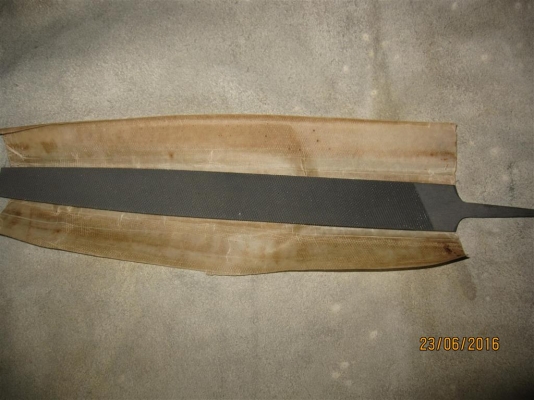 ตะไบ Sandvik OBERG (Sweden) พระจันทร์เสี้ยว มีปั๊มตัวเลข ขนาด 12 นิ้ว