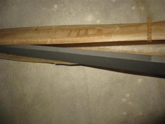 ตะไบ Sandvik OBERG (Sweden) พระจันทร์เสี้ยว มีปั๊มตัวเลข ขนาด 12 นิ้ว