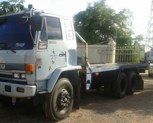 สิบล้อ อีซูชุ ร็อค175โบว์ เพาเดียว พื้นเรียบ ยาว6.30ม สภาพดีพร้อมใช้ ทะเบียนพร้อมโอน