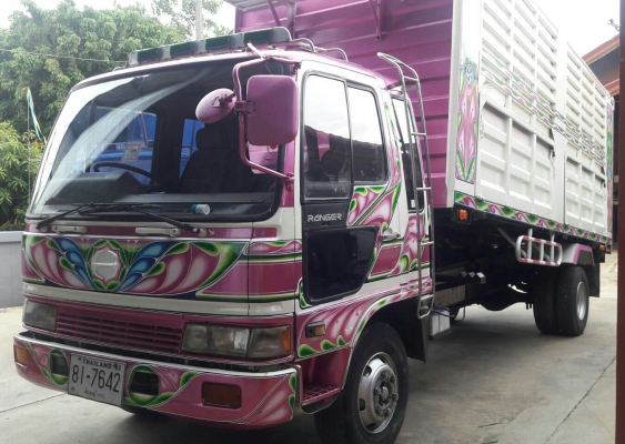 ลูกค้าจองแล้วครับ ขายด่วนๆ 585,000บ หกล้อ ฮีโน่ FD2HLA HO7D 195โบว์ ยางเรเดี้ยล ดั้มค็อกเกษตร ยาว5.30ม สภาพดีหัวเก๋งแค๊ฟบางเดิมสีสวยกริ๊ปพร้อมใช้ ทะเบียนพร้อมโอน