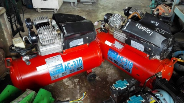 ** เหลือ 1 ลูก ** ปั้มลมมินิ EARTMAN JAPAN ขนาด 1 แรง ถัง 39 ลิตร ปั้มโรตารี่ชนตรงรอบจัดลมมาเร็วสดนอกลงตู้!!