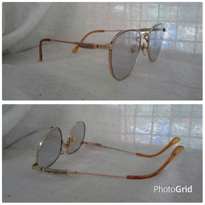 แว่นตาเลนส์กรองแสงอาร์ติสท์ 'หยดน้ำ จอห์น เลนนอน'  ราคานักศึกษา!  Vintage CROCODILE made in Japan