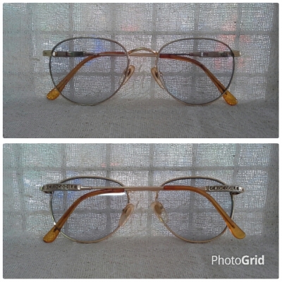 แว่นตาเลนส์กรองแสงอาร์ติสท์ 'หยดน้ำ จอห์น เลนนอน'  ราคานักศึกษา!  Vintage CROCODILE made in Japan