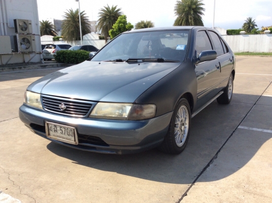 ขายรถ นิสสัน ซันนี่ B14 ปี95 เครื่องหัวฉีด 1.5 เกียร์ออโต้ ติดแก๊สLPG เพาเวอร์ ไฟฟ้าทั้งคัน ภายในสวยเดิมๆแอร์เย็น วิทยุCD ตัวถังเดิมไม่มีชนสีมีริ้วรอยบางชิ้น แม็ก15"ยางดี รถขับดีครับพร้อมใช้ ภาษีไม่ขาด ขายถูกครับ