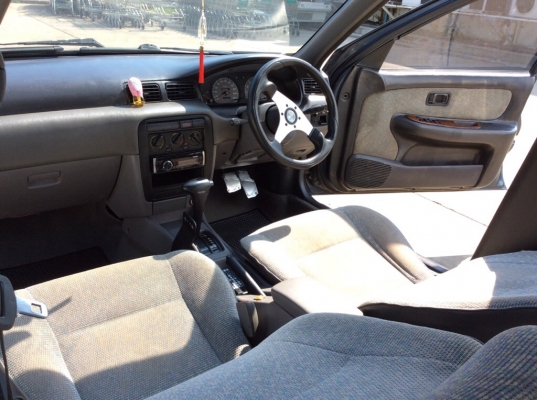 ขายรถ นิสสัน ซันนี่ B14 ปี95 เครื่องหัวฉีด 1.5 เกียร์ออโต้ ติดแก๊สLPG เพาเวอร์ ไฟฟ้าทั้งคัน ภายในสวยเดิมๆแอร์เย็น วิทยุCD ตัวถังเดิมไม่มีชนสีมีริ้วรอยบางชิ้น แม็ก15"ยางดี รถขับดีครับพร้อมใช้ ภาษีไม่ขาด ขายถูกครับ