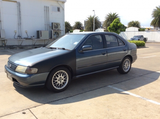 ขายรถ นิสสัน ซันนี่ B14 ปี95 เครื่องหัวฉีด 1.5 เกียร์ออโต้ ติดแก๊สLPG เพาเวอร์ ไฟฟ้าทั้งคัน ภายในสวยเดิมๆแอร์เย็น วิทยุCD ตัวถังเดิมไม่มีชนสีมีริ้วรอยบางชิ้น แม็ก15"ยางดี รถขับดีครับพร้อมใช้ ภาษีไม่ขาด ขายถูกครับ