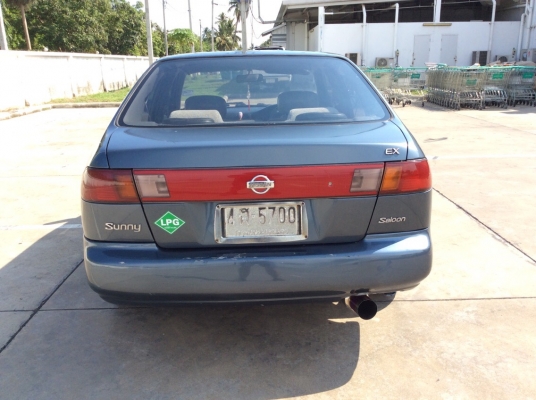 ขายรถ นิสสัน ซันนี่ B14 ปี95 เครื่องหัวฉีด 1.5 เกียร์ออโต้ ติดแก๊สLPG เพาเวอร์ ไฟฟ้าทั้งคัน ภายในสวยเดิมๆแอร์เย็น วิทยุCD ตัวถังเดิมไม่มีชนสีมีริ้วรอยบางชิ้น แม็ก15"ยางดี รถขับดีครับพร้อมใช้ ภาษีไม่ขาด ขายถูกครับ
