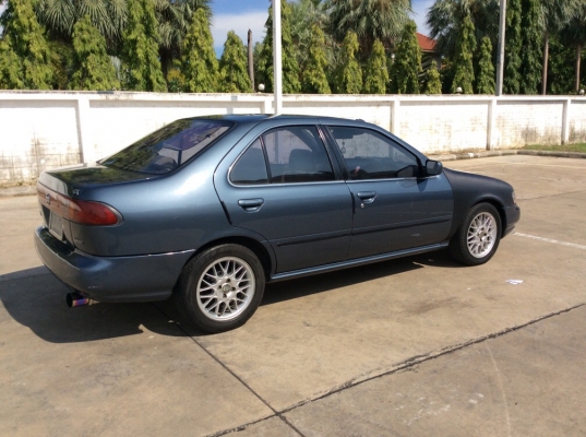 ขายรถ นิสสัน ซันนี่ B14 ปี95 เครื่องหัวฉีด 1.5 เกียร์ออโต้ ติดแก๊สLPG เพาเวอร์ ไฟฟ้าทั้งคัน ภายในสวยเดิมๆแอร์เย็น วิทยุCD ตัวถังเดิมไม่มีชนสีมีริ้วรอยบางชิ้น แม็ก15"ยางดี รถขับดีครับพร้อมใช้ ภาษีไม่ขาด ขายถูกครับ