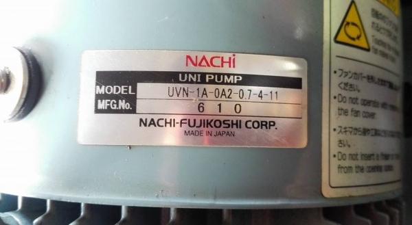 ชุดปั้มน้ำมันไฮดรอลิค NACHI-FUJIKOSHI JAPAN ขนาด 1 HP 3 เฟส 200V พร้อมวาล์วคอนโทรลไฟฟ้าสดนอกลงตู้!!