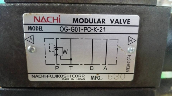 ชุดปั้มน้ำมันไฮดรอลิค NACHI-FUJIKOSHI JAPAN ขนาด 1 HP 3 เฟส 200V พร้อมวาล์วคอนโทรลไฟฟ้าสดนอกลงตู้!!