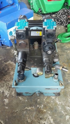 ชุดปั้มน้ำมันไฮดรอลิค NACHI-FUJIKOSHI JAPAN ขนาด 1 HP 3 เฟส 200V พร้อมวาล์วคอนโทรลไฟฟ้าสดนอกลงตู้!!