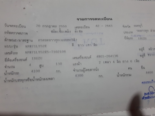 ขายด่วน รถบรรทุก 6 ล้อ ISUZU NPR 130 ปี 50 ดั้ม สภาพสวยพร้อมใช้งาน ราคาสุดคุ้ม ขายด่วน รถบรรทุก 6 ล้อ ISUZU NPR 130 ปี 50 ดั้ม สภาพสวยพร้อมใช้งาน ราคาสุดคุ้ม