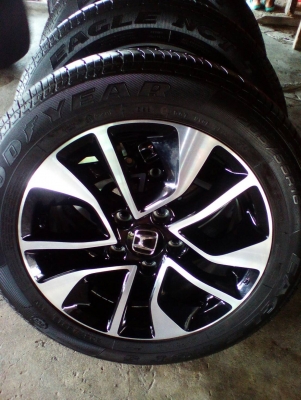 ล้อแม็ก HONDA พร้อมยาง ล้อเก่าเทิร์นได้